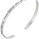 Amazon Collection Sterling Silver S925 刻字手镯