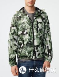 ARMANI EXCHANGE 男式迷彩印花连帽夹克