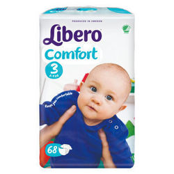 Libero 丽贝乐 babysoft 婴儿纸尿裤 S68片