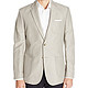 限M码：Calvin Klein Textured Linen Blend 男士西装外套