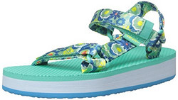 Teva Original Universal Sport Sandal (Toddler/Little Kid/Big Kid) Blue/Multi/Flower-T 7 M US Big Kid