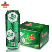 TSINGTAO 青岛啤酒 足球罐 500ml*12听  