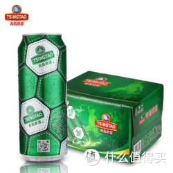 TSINGTAO 青岛啤酒 足球罐 500ml*12听  
