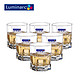  Luminarc 乐美雅 水晶玻璃水杯6件套装　