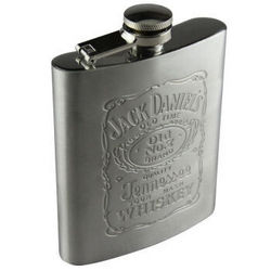 JACK DANIELS 杰克丹尼 洋酒 酒具 便携式不锈钢酒壶250ml