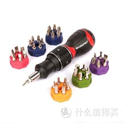 WORKPRO 万克宝 W9313 棘轮双倍速轮螺丝刀套装37件套