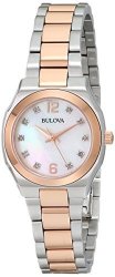 BULOVA 宝路华 Diamond Gallery系列 98P143 女士时装腕表 