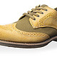限7.5码：CAT 卡特彼勒  Footwear Men's Vaught Wingtip Oxford 男子牛津皮鞋