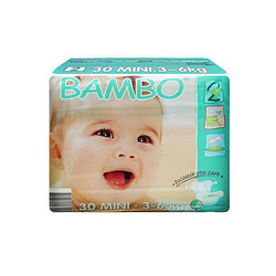 BAMBO 班博 有机纸尿裤 2号 30片