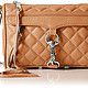 REBECCA MINKOFF Quilted mini MAC 女款真皮斜挎包