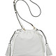 REBECCA MINKOFF Moto Drawstring 女款真皮斜挎包