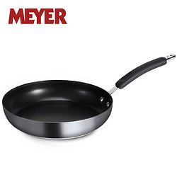 Meyer美亚美国品牌无烟不生锈不锈钢不粘煎锅 平锅不粘平底锅26cm