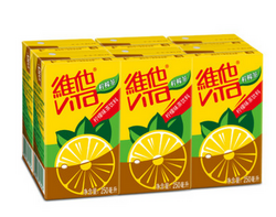 限地区：VITA 维他 柠檬茶250ml*6盒/组 真茶+真柠檬 维他奶