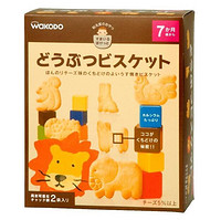 凑单品：wakodo 和光堂 高钙奶酪动物婴儿饼干