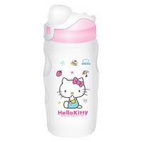 LOCK&LOCK 乐扣乐扣 HELLO KITTY系列 儿童吸管水杯350ml 粉色