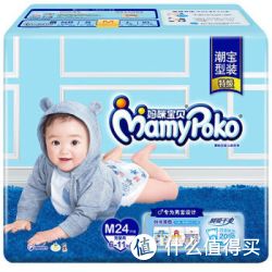 MamyPoko 妈咪宝贝 纸尿裤 男 中 号M 24片