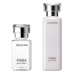 HABA 无添加 鲨烷精纯美容油30ml+润泽柔肤水G露180ml