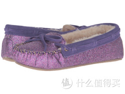 MINNETONKA 迷你唐卡 Glitter Cally 女士平底鞋