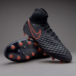 NIKE 耐克 橙黑配色 Magista Obra II AG-Pro 足球鞋
