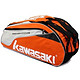 Kawasaki 川崎 TCC-8604 羽毛球包（六只装、橙色）* 2件