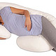 Leachco Snoogle Total Body Pillow, Ivory