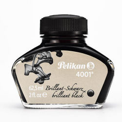 【官方直销】Pelikan百利金德国进口墨水 4001非碳素钢笔墨水 亮黑