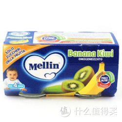 Mellin 美林 果泥 香蕉猕猴桃泥 100克x2瓶*2件
