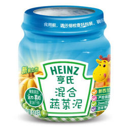 Heinz 亨氏 混合蔬菜泥 1段 113g*21件