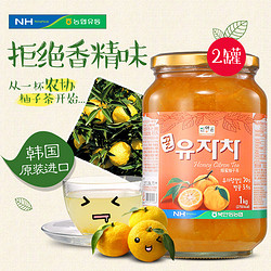 韩国农协 蜂蜜柚子茶 1000g*2