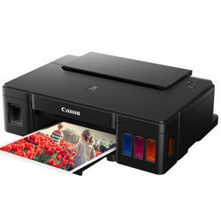 佳能打印机G1800 高容量加墨式彩色喷墨打印机 连供打印机 墨仓打印机 家用照片打印机 官方标配