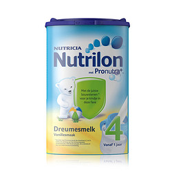 荷兰牛栏(Nutrilon)宝宝进口奶粉4段香草味（1-2周岁）800g（海外版）
