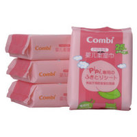 移动端：Combi 康贝 PiPi专用 婴儿柔湿巾25*4包