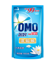 OMO 奥妙 净蓝全效 洗衣液 体验装900g*2件