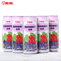 Chin Chin 親親 蔓越莓葡萄汁饮料 490ml*5罐装