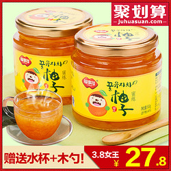 福事多 蜂蜜柚子茶500g*2瓶