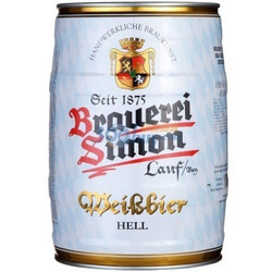 Kaiser Simon 凯撒西蒙 小麦白啤酒 5L*2桶＋凑单品