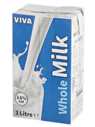 VIVA 韦沃 全脂牛奶 1L