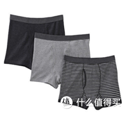 MUJI 无印良品 棉罗纹 男士平角内裤 3件装