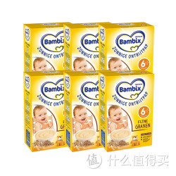 Bambix 原味多种谷物燕麦米粉 250克/盒 6盒装+凑单品