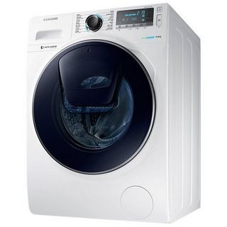 三星（SAMSUNG）8公斤全自动变频智能滚筒洗衣机 超薄安心添 泡泡净洗 WW80K5210VW 白水晶