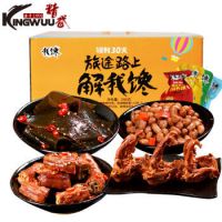 KINGWUU 精武 鸭脖鸭锁骨零食大礼包256g