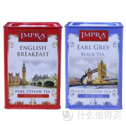 IMPRA 英伯伦 英式早茶+格雷伯爵调味茶组合装 1000克