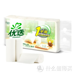 心相印 优选系列 三层无芯长卷纸  100g*10卷