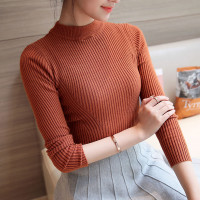半高领 女士毛衣
