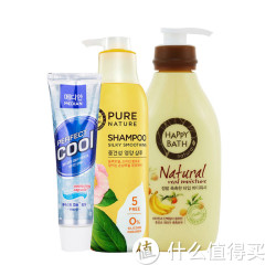 AMORE PACIFIC 清爽洗护套装（麦迪安牙膏120g*3支+沐浴露500g+洗发水420ml）