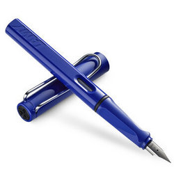 凌美LAMY钢笔签字笔Safari狩猎者系列时尚商务办公墨水笔 蓝色标准F笔尖学生钢笔 德国原装进口