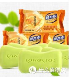 隆力奇 蛇胆硫磺皂 80g*5块