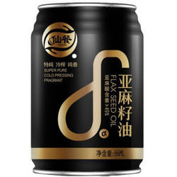 【京东超市】仙餐 亚麻籽油 食用油 66ml