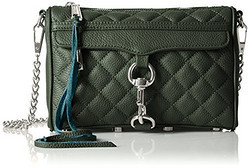 REBECCA MINKOFF Quilted mini MAC 女款真皮斜挎包 