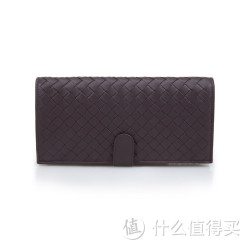 BOTTEGA VENETA 134075-V001N 羊皮编织长款钱包
